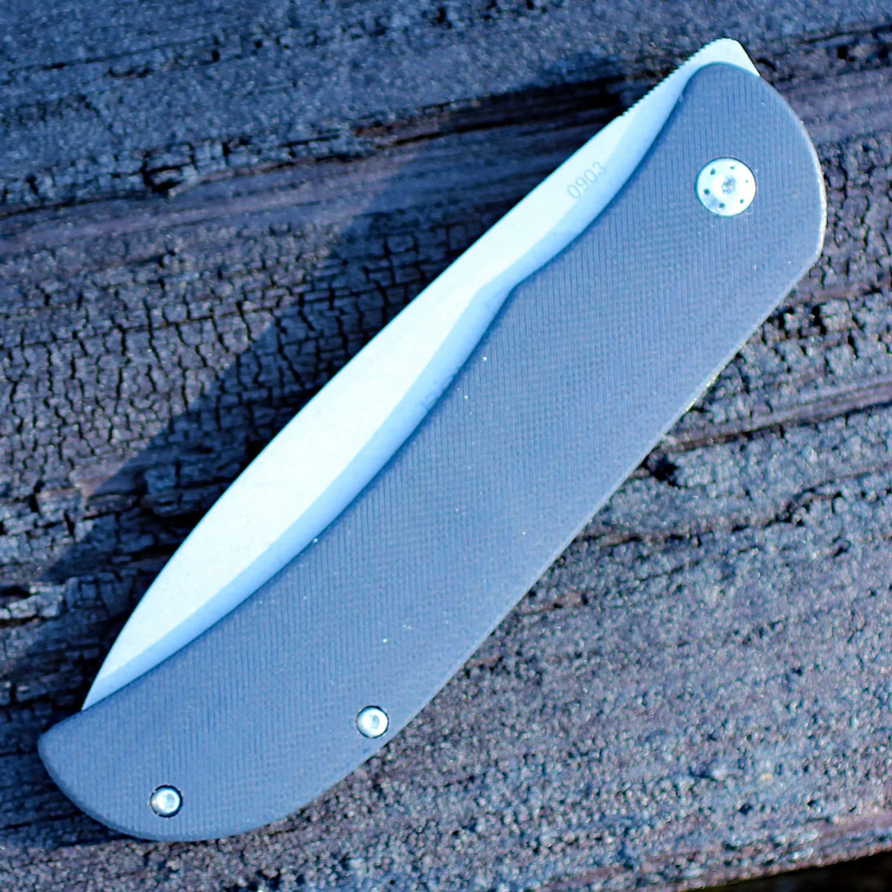 Boker Plus 01BO137 Exskelibur I, 3.5" D2 Plain Blade, Black G-10 Handle - Image 3