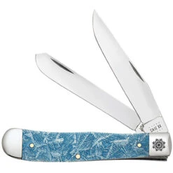 Case 2020 Christmas Trapper 10597 Natural Bone W/Color Wash Handle & Gift Tin (6254 SS)