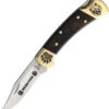 Buck 112 Bear Ebony Wood (3.00" Satin 420) YH396