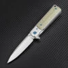 Artisan Classic ATZ1802GGNS, 3.94" S35VN Plain Blade, Green G10 Handle