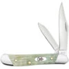 Case Peanut 18663 Mint Green Jig Bone Handle W/Slanted Bolster (6220 SS)