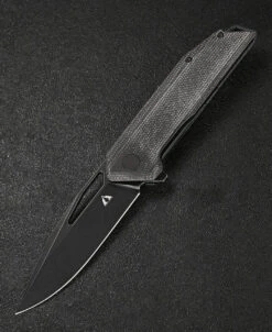 CMB Lurker Micarta (3.38" Black D2) CMB10B