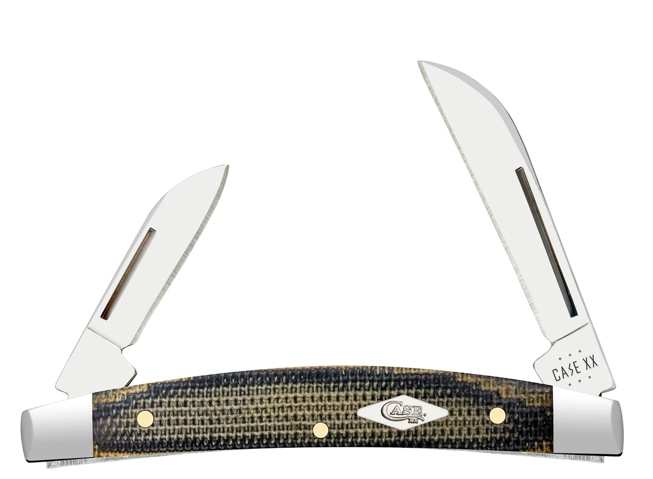 Case Small Congress 23477 - Black And Green Micarta (10268 SS)