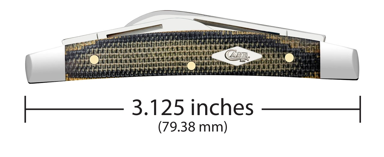 Case Small Congress 23477 - Black And Green Micarta (10268 SS) - Image 2