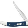 Case Small Texas Toothpick 23617 Smooth Navy Blue Synthetic Handle (410096 SS)
