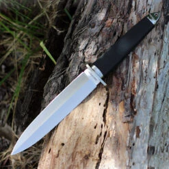 Cold Steel 35AA Tai Pan In San Mai, 7.5" VG-10 Plain Blade, Black Kray-Ex™ Handle