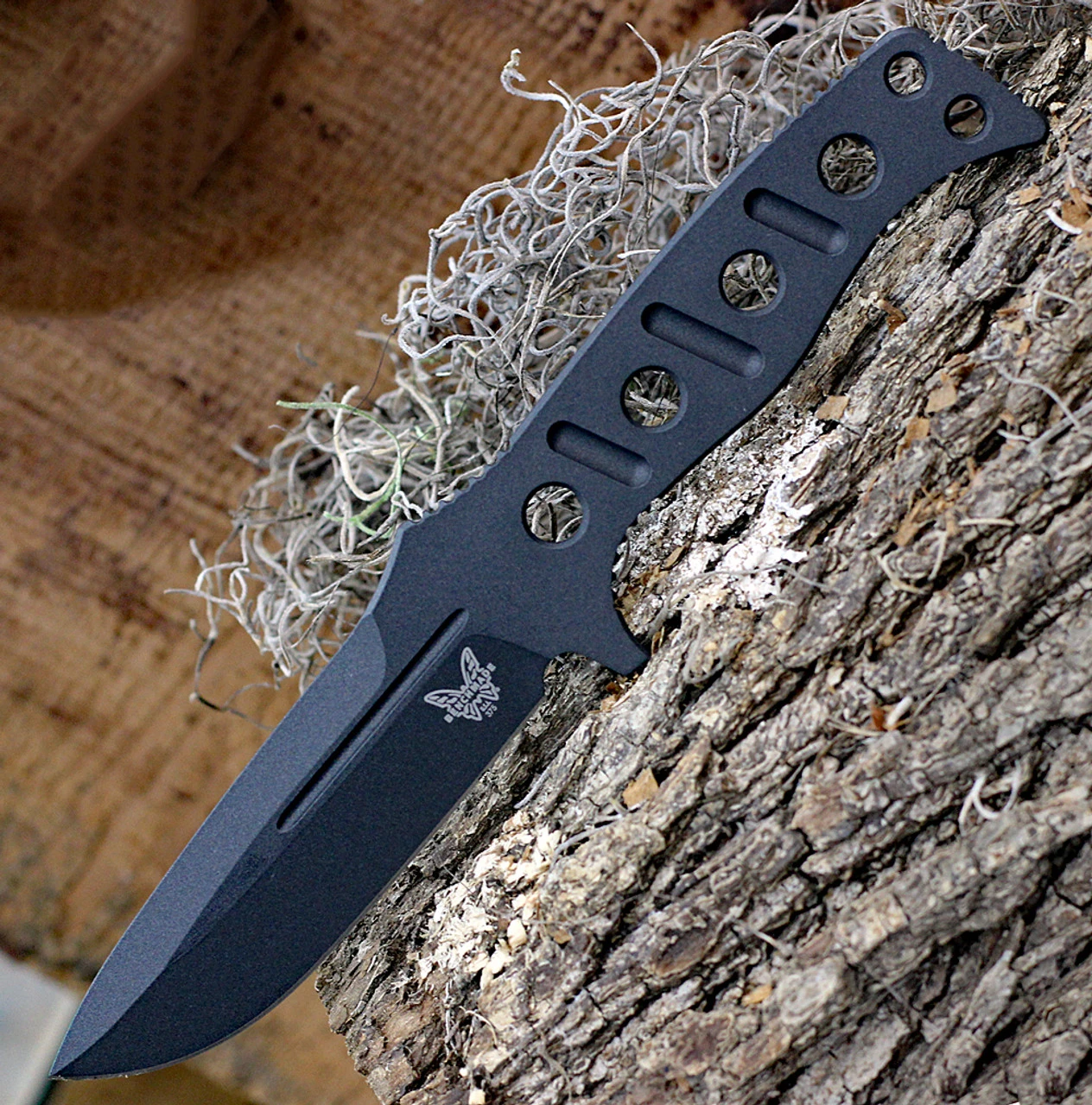 Benchmade Fixed Adamas - Blk CPM-CruWear (4.20" CPM-CruWear) 375BK-1