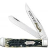 Case Trapper 38191 Pocket Worn® 25th Anniversary Olive Green Bone Handle (6254 SS)