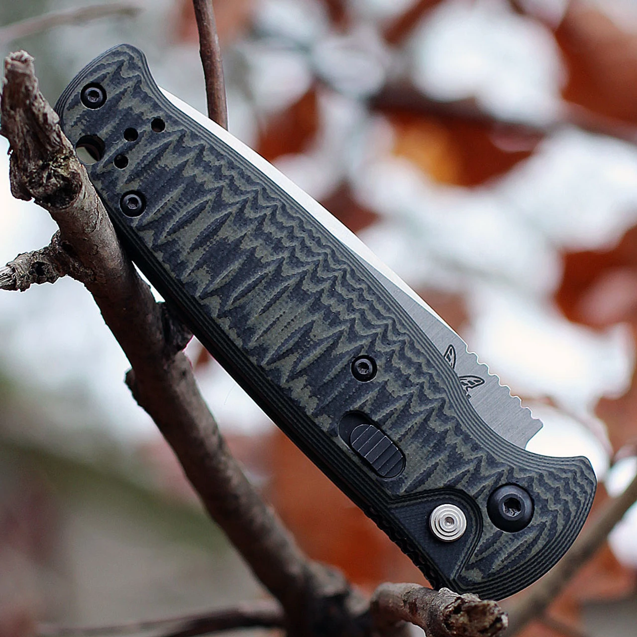 Benchmade CLA Auto - Grn/Blk G-10 (3.4" CPM-154CM) 4300-1 - Image 3