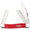 Case Medium Stockman 45401 Smooth Red G-10 Handle (10347 SS)