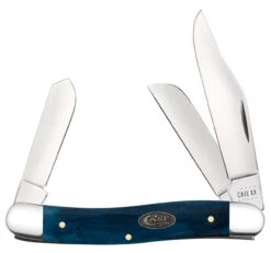 Case Large Stockman 52805 Mediterranean Blue Bone (6347 SS)