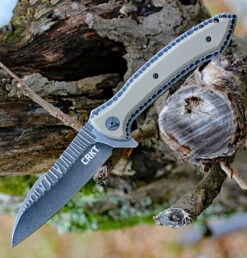 CRKT Apoc Framelock CR5380, 3.978" 8Cr13MoV Plain Blade, G10 Handle