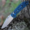 Doug Ritter Mini-RSK® MK1-G2 Knifeworks Exclusive - G-Mascus® Blue G-10/Stonewashed