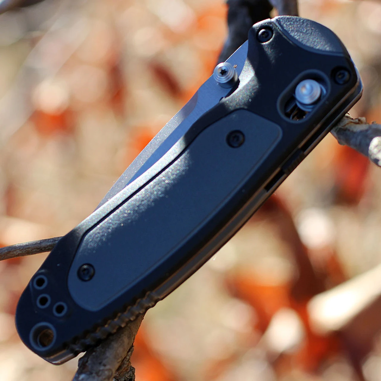 Benchmade Mini Boost A/O - Blk/Gry Grivory (3.1" CPM-S30V) 595 - Image 4