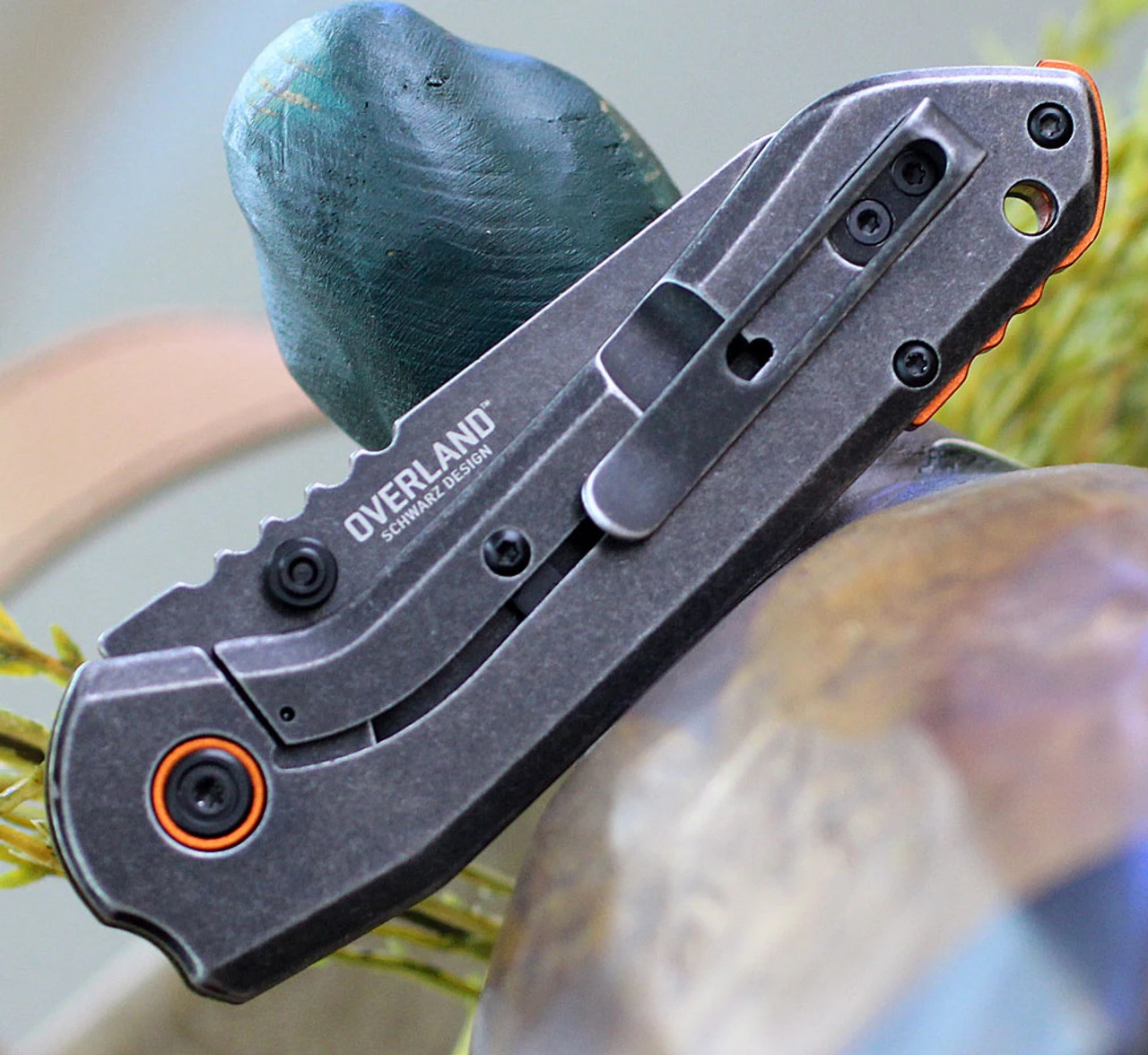 CRKT Overland CR6280, 2.977" 8Cr13MoV Black Stonewash Blade, G-10/2Cr13 SS Handle - Image 4