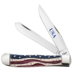 Case 64132 Star Spangled Natural Bone Trapper (6254 SS)