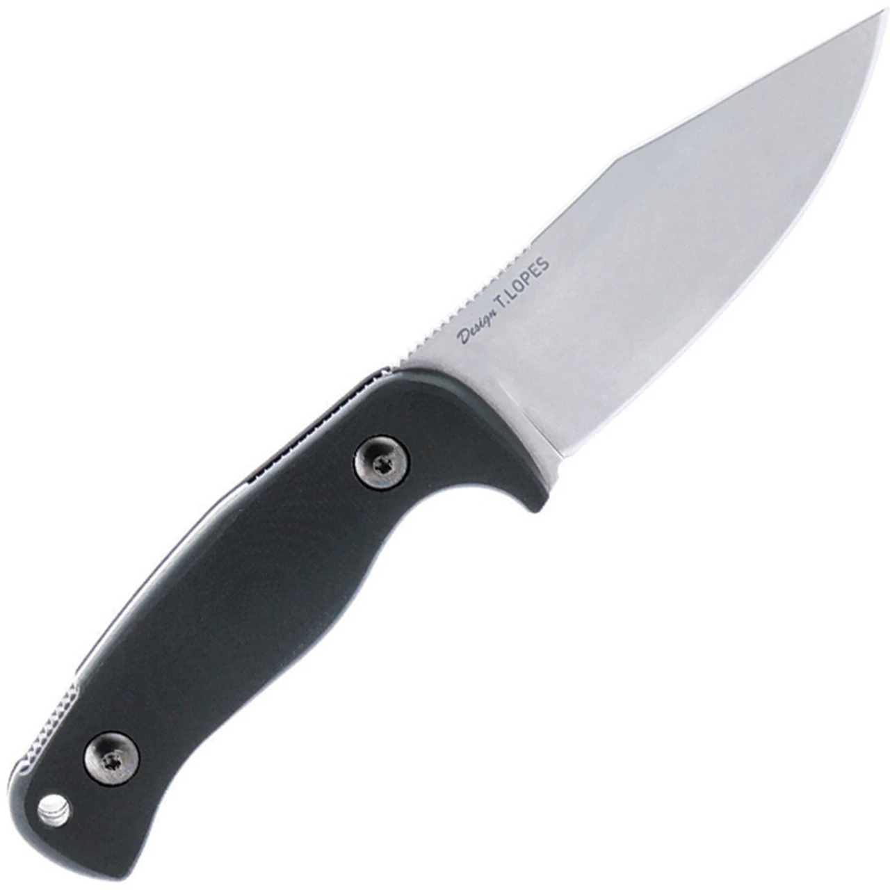 Akeron Eklipse By Tony Lopes AKN003, 3" N690 Stonewashed Blade, Black G-10 Handle - Image 2