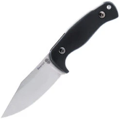 Akeron Eklipse By Tony Lopes AKN003, 3" N690 Stonewashed Blade, Black G-10 Handle