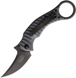 Bastinelli Mako Folder - Gray G-10 (2.65" N690Co Black SW) BAS18GP