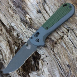 Benchmade Redoubt - Gry/Grn Grivory (3.55" D2 BLK) 430SBK