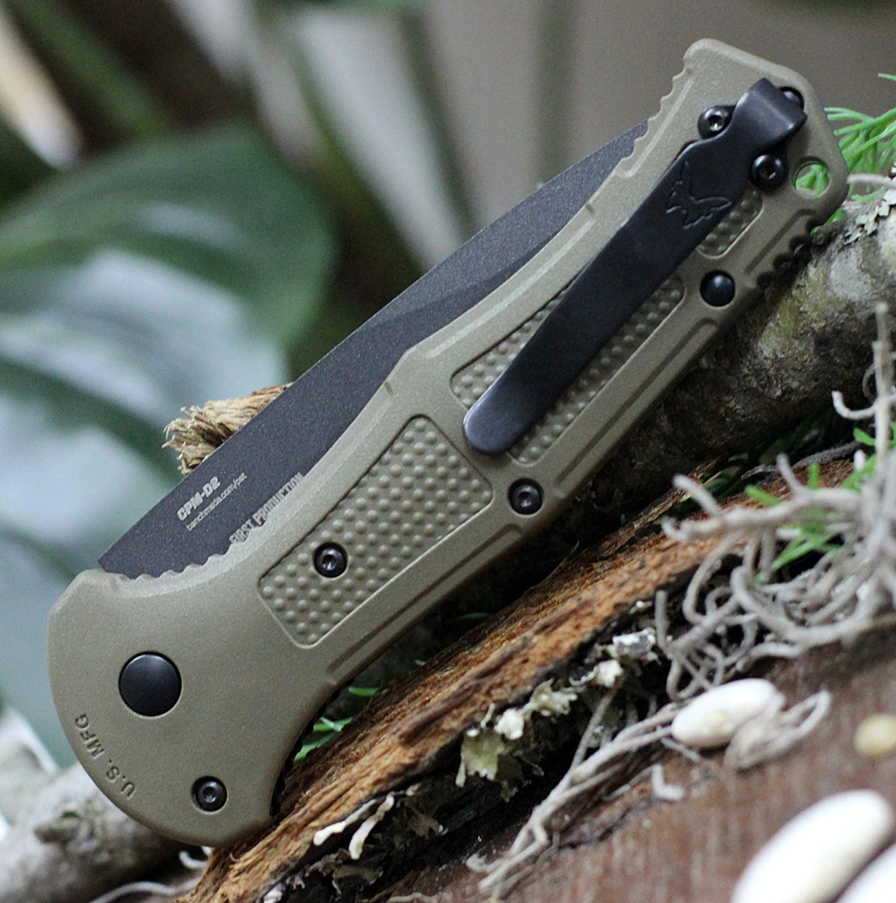 Benchmade Claymore - Ranger Grn Grivory (3.64" D2 Ser) 9070SBK-1 - Image 3