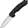 Boker Plus Thunder Storm Button Lock 01BO792N, 2.83" AUS-8 Plain Blade, Black Aluminum Handle