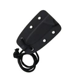 Bradford Knives G-Necker BRADGNSW, 5.63" Overall, 2.75" Elmax Stonewashed Plain Drop Point Neck Knife