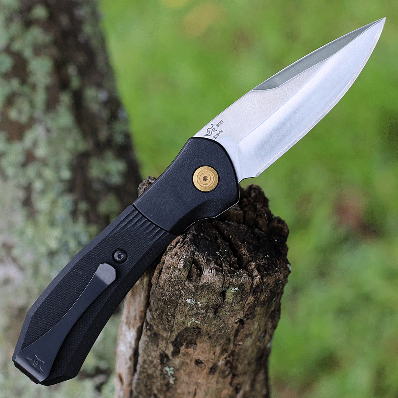 Buck Knives Buck Paradigm Shift Automatic 591BKS, 3" S35VN Drop Point Blade, Black G-10 Handle - Image 2