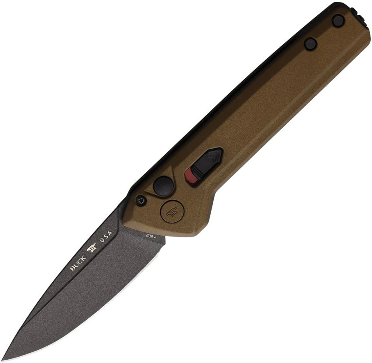 Buck Knives Deploy Auto - Bronze Alum (3.25" 154CM) BU838BR1