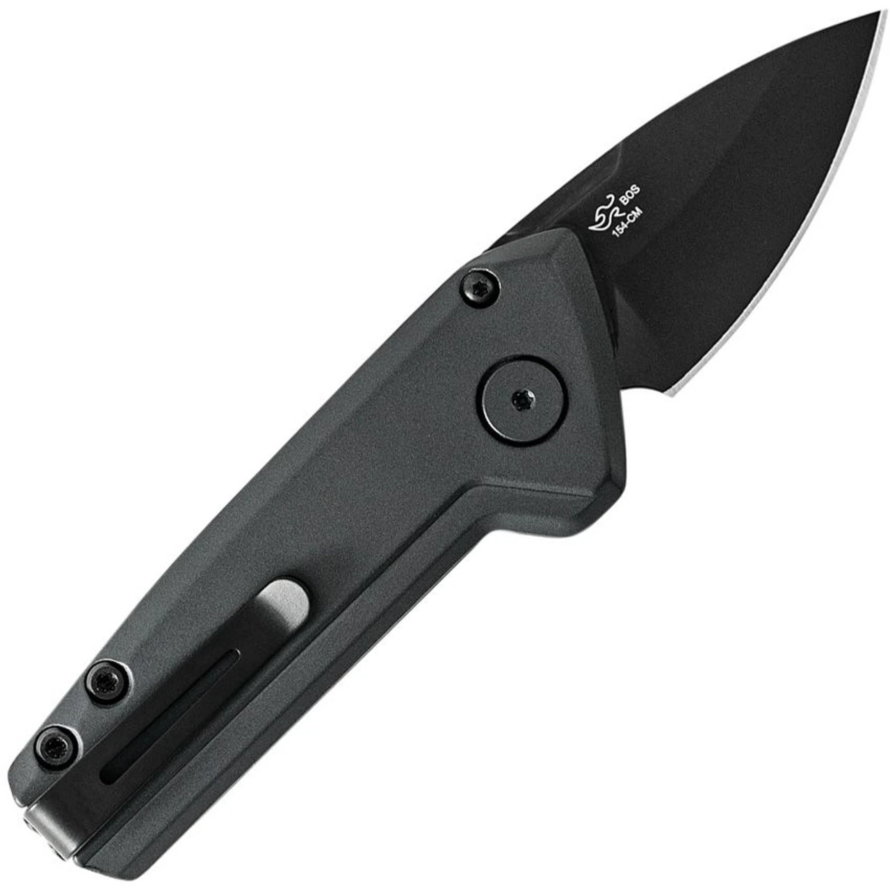 Buck Knives Mini Deploy Auto - Gry Alum (1.875" 154CM) BU839GYS1 - Image 2