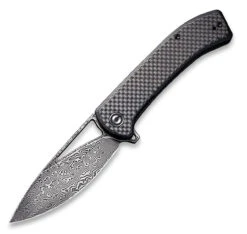 CIVIVI Riffle-Blk G10 W/ CF (3.46" Damascus) C2024DS-1