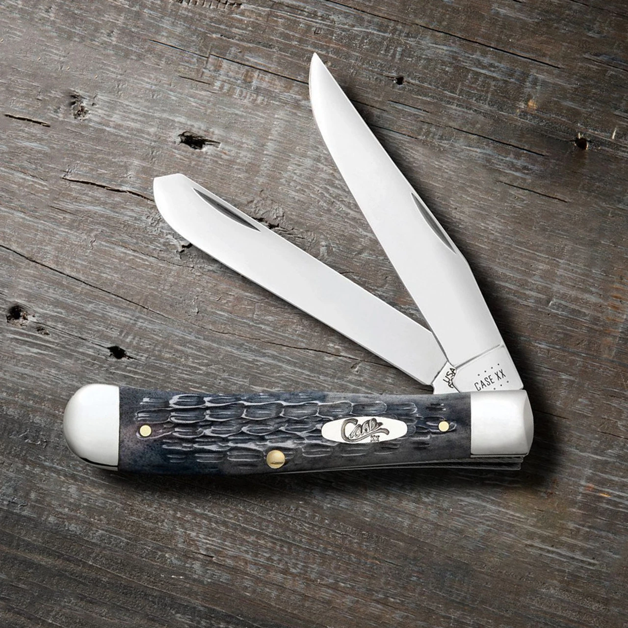 Case Trapper 58410 Pocket Worn Gray Bone CV (6254 CV)
