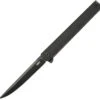 CRKT CEO Flipper Blackout - Black GRN (3.35" AUS-8 Blk) 7097K