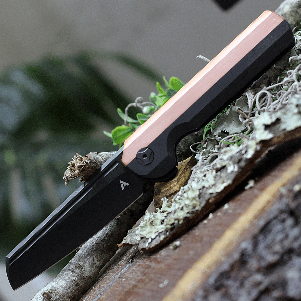 Arcform Darcform Slimfoot Folding - Blk Ti / Copper (3.5" Blk M390 Sheepsfoot) ARC-093