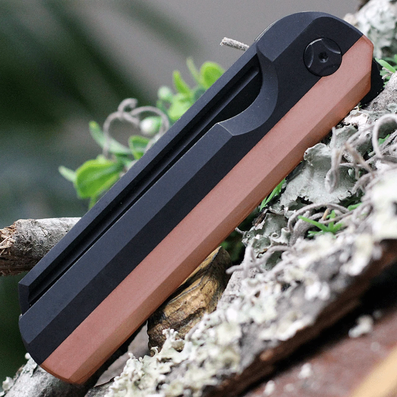 Arcform Darcform Slimfoot Folding - Blk Ti / Copper (3.5" Blk M390 Sheepsfoot) ARC-093 - Image 4