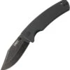CRKT Gulf Linerlock CR2795, 4.079" 8Cr13MoV Plain Blade, Black G10 Handle