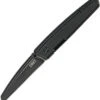 CRKT Inara Framelock CR7140, 2.783" 8Cr14MoV Plain Blade, Black G10 Front W/ 2Cr13 SS Back Handle