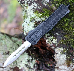 CobraTec Knives Medium CTK-1 - Blk Alum (3.0" D2 Steel) MBCTK-1MDAG2SS