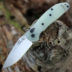 Doug Ritter Mini-RSK MK1-G2 Knifeworks Exclusive - Jade G10 / Stone