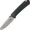 CRKT Montosa Linerlock CR7115, 3.246" 8Cr13MoV Plain Blade, Black G10 Handle