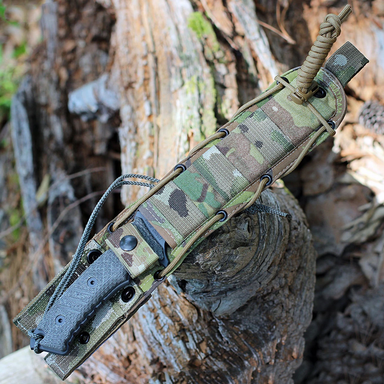 Chris Reeve Pacific, 6" CPM 4V Part Serrated Blade, Sandblasted Black Canvas Micarta Handle (PAC-1001) - Image 3