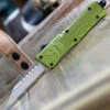CobraTec Knives SODCTK-1SWNS Small CTK-1 Black, 2.75" D2 Steel Wharncliffe Blade OD Green Handle