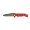 Bubba Sculpin Pocket Knife CLFK, 4" High Carbon SS Blade, Red G-20 Handle