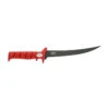 Bubba Tapered Flex 19TF, 9" Titanium Nitride Coated Blade, Red TPR Handle, Black Nylon Sheath