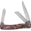 Case 18303 Medium Stockman, Pink Lightweight Camo Zytel Handle (LT318 SS)