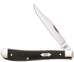 Case 23135 Slimline Trapper, Black Canvas Laminate(101048 SS)