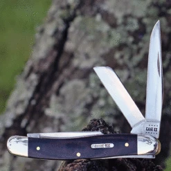 Case Stockman 27853 Black & Red Micarta Handle (10318 SS)