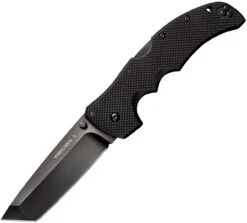 Cold Steel 27BT Recon 1 Tanto, 4" S35VN Plain Blade, Black G-10 Handle