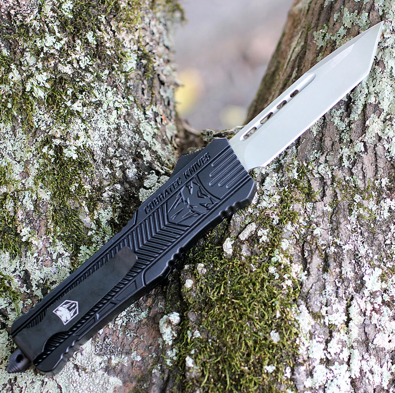 CobraTec Large CTK-1 Black (3.75" D2 Tanto) LBCTK-1LTNS - Image 2