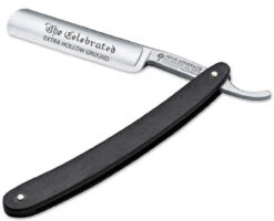 Boker Straight Razor, "The Celebrated" Ebony Handle